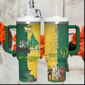 The Wizard of Oz 86th Anniversary 1939 2025 Emerald City Green 40oz Tumbler