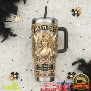 Tina Turner Queen Of Rock N Roll Simply The Best Tribute Stainless Steel Insulated Tumbler