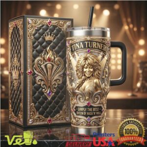 Tina Turner Queen Of Rock N Roll Simply The Best Tribute Stainless Steel Insulated Tumbler