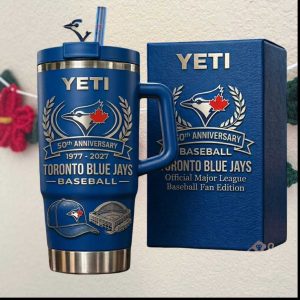 Toronto Blue Jays 50th Anniversary 1977 2027 Official Fan Edition Tumbler