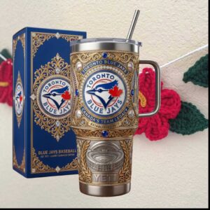 Toronto Blue Jays MLB Canada's Team Legacy Established 1977 Luxury Blue Tumbler