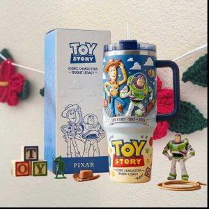 Toy Story 30th Anniversary Woody and Buzz Lightyear Bright Legacy 40oz Tumbler