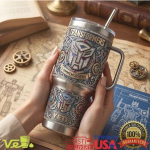 Transformers Commemorative Est 1984 Optimus Prime Autobot Retro Robot Action Fans Collector Tumbler