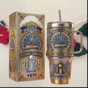UCLA Bruins Women's Basketball 2026 National Champions Jeweled Tumbler