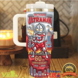 Ultraman 60th Anniversary 1966 2026 Special Edition 40oz Tumbler with Handle