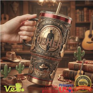Usher The Man From Waco Hard Times Real Country Tumbler