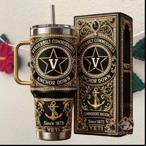 Vanderbilt University Commodores “Anchor Down” Elite Series 40oz Tumbler