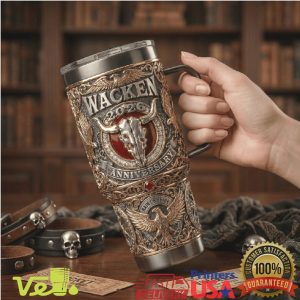 Wacken 2026 Anniversary Thrash Legacy Heavy Metal 40oz Tumbler