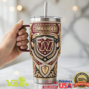 Washington Commanders Hail To The Commanders NFL Football Style Tumbler