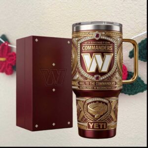 Washington Commanders Hail to the Commanders Established in D.C. Burgundy Fan Gift Tumbler