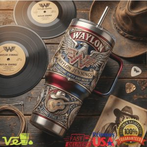 Waylon Jennings Outlaw Country A Long Time Ago Lonesome On’ry And Mean Music Tumbler