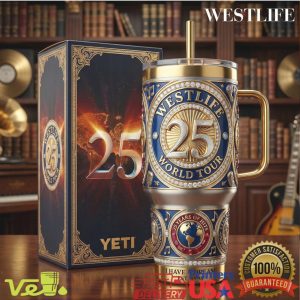 Westlife 25 Years World Tour 40oz Tumbler I Have A Dream 25th Anniversary Edition