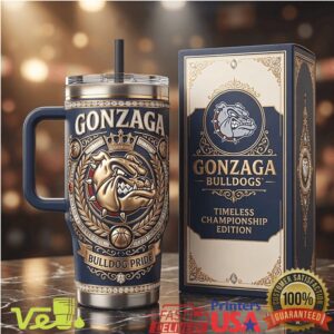 Gonzaga Bulldogs Timeless Championship Edition Basketball Pride Tumbler