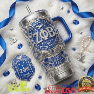 Zeta Phi Beta Sorority ZOB 1920 Scholarship Service Sisterhood Custom YETI Tumbler