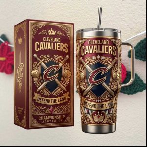 Cleveland Cavaliers “Defend The Land” Championship Legacy 40oz Tumbler
