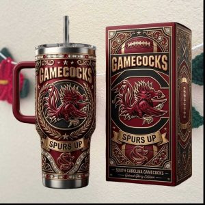 South Carolina Gamecocks “Spurs Up” Garnet Glory Edition 40oz Tumbler
