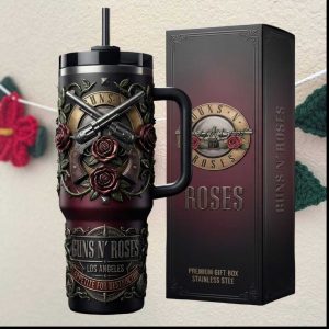 Guns N' Roses Appetite for Destruction Los Angeles Roses & Guns Tumbler