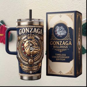 Gonzaga Bulldogs “Bulldog Pride” Timeless Championship Edition 40oz Tumbler