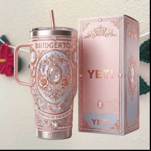 Bridgerton “Diamond of the Season” Regency Inspired 40oz Luxury Tumbler Rose Gold