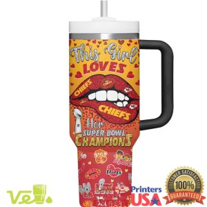 Custom Name Kansas City Chiefs Super Bowl Champions Women's 40oz Tumbler
