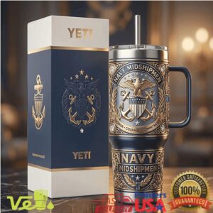 Navy MidshipHonor Courage Commitment US Naval Academy Military Pride Tumbler