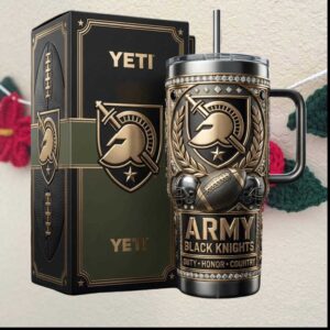 Army Black Knights Football Duty Honor Country 2026 Military Tumbler Army Black Knights Football Duty Honor Country 2026 Military Tumbler