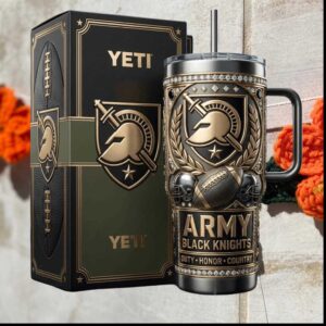 Army Black Knights Football Duty Honor Country 2026 Military Tumbler