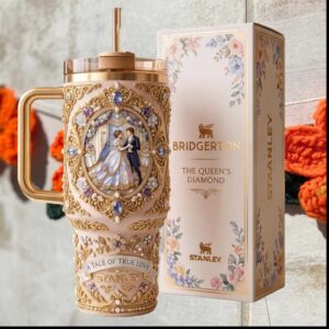Bridgerton The Queens Diamond Tale of True Love Floral Tumbler