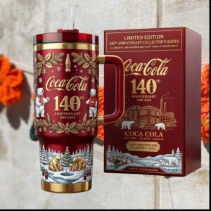 Coca Cola 140th Anniversary Arctic Wonderland Polar Bear 2026 Tumbler