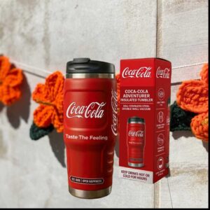 Coca Cola Adventurer Series Taste The Feeling Classic Red Tumbler