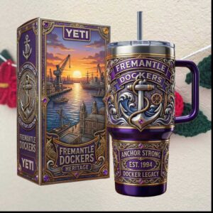 Fremantle Dockers Anchor Strong Est 1994 Sports Tumbler Fremantle Dockers Anchor Strong Est 1994 Sports Tumbler