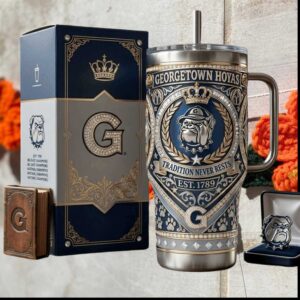 Georgetown Hoyas Tradition Never Rests Est 1789 Alumni Tumbler