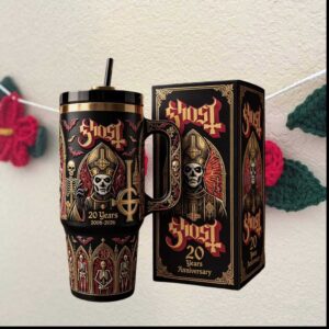 Ghost Band 20 Years Anniversary 2006 2026 Papa Emeritus Tumbler Ghost Band 20 Years Anniversary 2006 2026 Papa Emeritus Tumbler