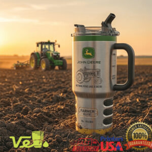 John Deere Farmer Elite Nothing Runs Like A Deere Heavy Duty Insulated Tumbler