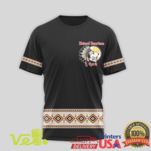Native American Spirit Snoopy Peanuts Indigenous Heritage Tribal Pattern Graphic Cotton T Shirt