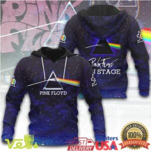 Pink Floyd Dark Side Of The Moon 50th Anniversary Galaxy Space Prism Graphic T Shirt