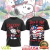 Snoopy The Few The Proud The Cool US Military Camouflage American Flag T Shirt Snoopy The Few The Proud The Cool US Military Camouflage American Flag T Shirt