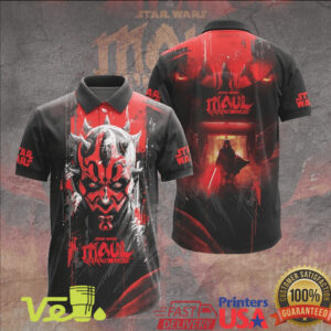 Star Wars Darth Maul Shadow Lord Dark Side Force Portrait Graphic T Shirt Apparel