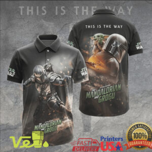 Star Wars The Mandalorian and Grogu This Is The Way Sci Fi Graphic T Shirt