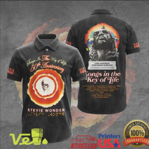 Stevie Wonder Songs In The Key Of Life 50th Anniversary Commemorative Music Album T Shirt
