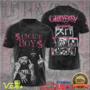 Suicide Boys Grey Day Tour Hip Hop Rap Graphic T Shirt Streetwear Style Fan Apparel