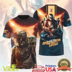 The Mandalorian This Is The Way Star Wars Grogu Bounty Hunter Graphic T Shirt
